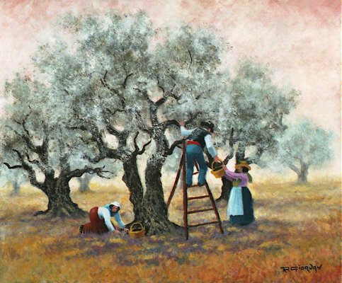 La Cueillette des Olives - Raoul Giordan
