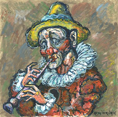Clown au Pipeau - Raoul Giordan